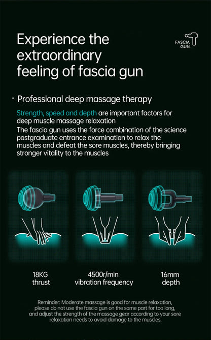 Professional Muscle Massage Gun – 99-Speed Deep Tissue Percussion Massager