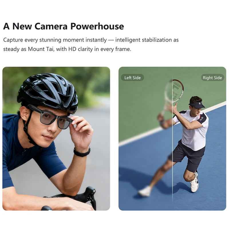 Smart Glasses with Camera – 100W HD Recording, High-Fidelity Audio & Wearable Tech