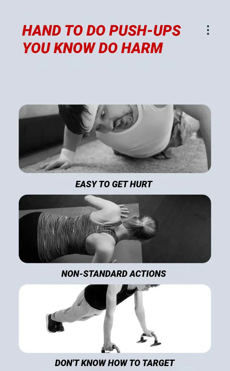 Portable Multifunctional Push-up Board - Fitness and Muscle Training Device Home Workout Set Foldable Push Up Bar Resistance