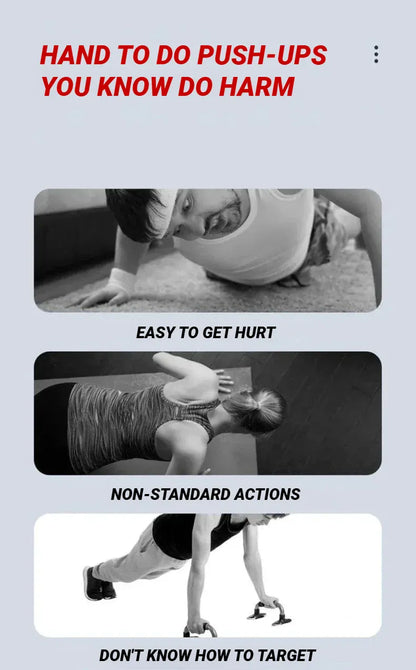 Portable Multifunctional Push-up Board - Fitness and Muscle Training Device Home Workout Set Foldable Push Up Bar Resistance