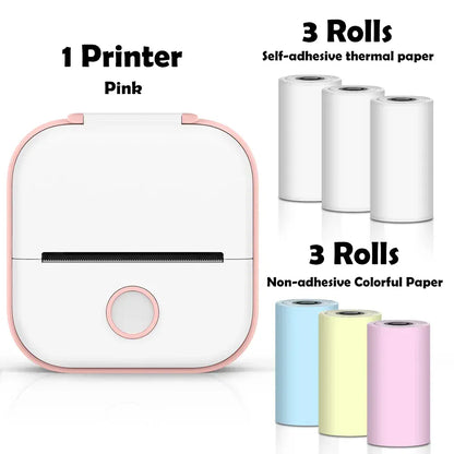 Phomemo T02 Mini Thermal Sticker Printer – Wireless, Inkless & Portable | iOS & Android