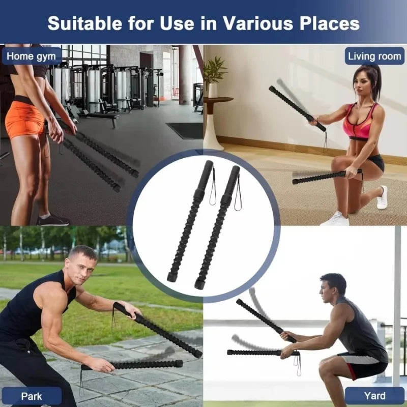2 Pack Ergonomic Strength Training Grip Triceps Strengthener Spring Arm Exerciser Muscle Builder for Fitness Home Gym Workout
