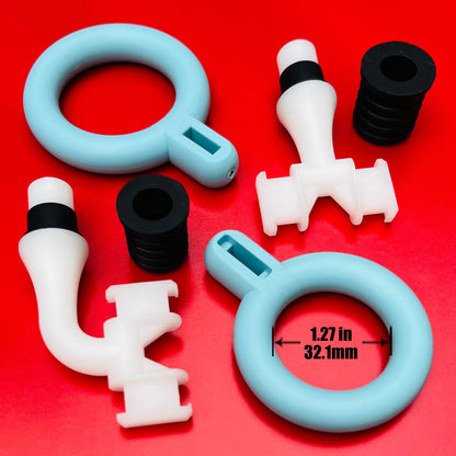 Massage Gun Head Attachments – Replacement Tips for 12mm & 19mm Shaft Massagers