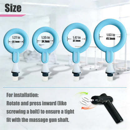 Massage Gun Head Attachments – Replacement Tips for 12mm & 19mm Shaft Massagers