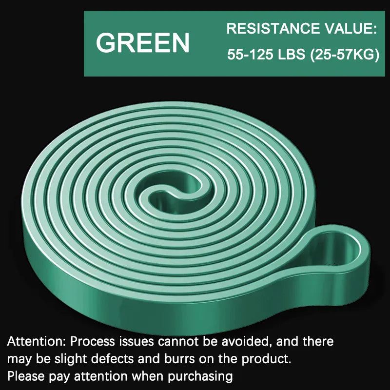 175-250LBS Yoga Multi-Purpose Thickened Heavy-Duty Elastic Band Fitness Training Resistance Stretching Band Thick Circle