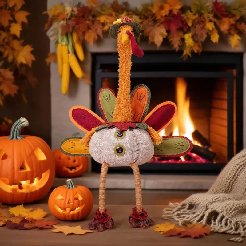 Thanksgiving Décor Turkey Plush Cute Stuffed Animal