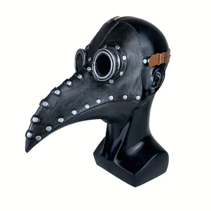 Bird Beak Mask Authentic Plague Doctor Steampunk Halloween Cosplay Accessory Natural Latex Costume Parties Halloween Costumes