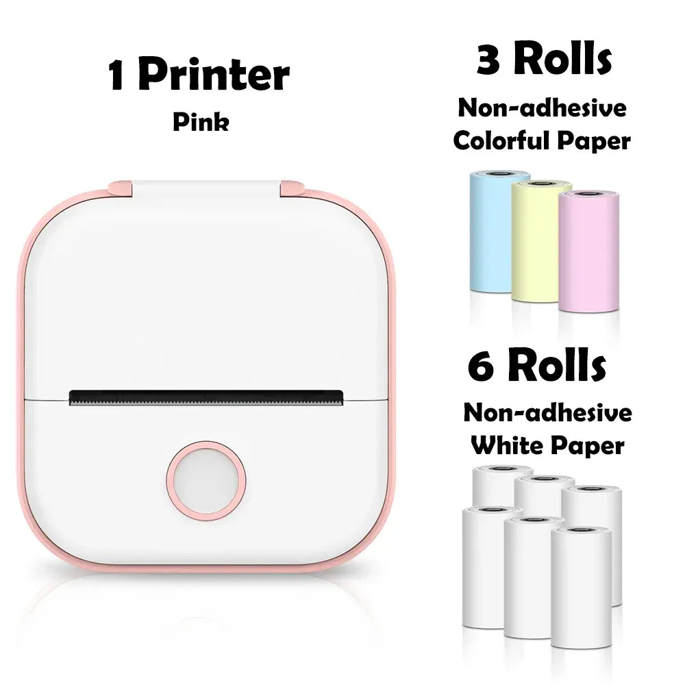 Phomemo T02 Mini Thermal Sticker Printer – Wireless, Inkless & Portable | iOS & Android