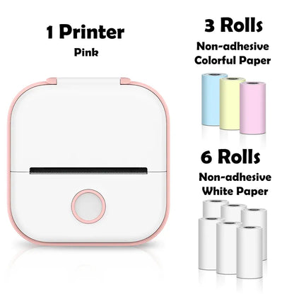 Phomemo T02 Mini Thermal Sticker Printer – Wireless, Inkless & Portable | iOS & Android