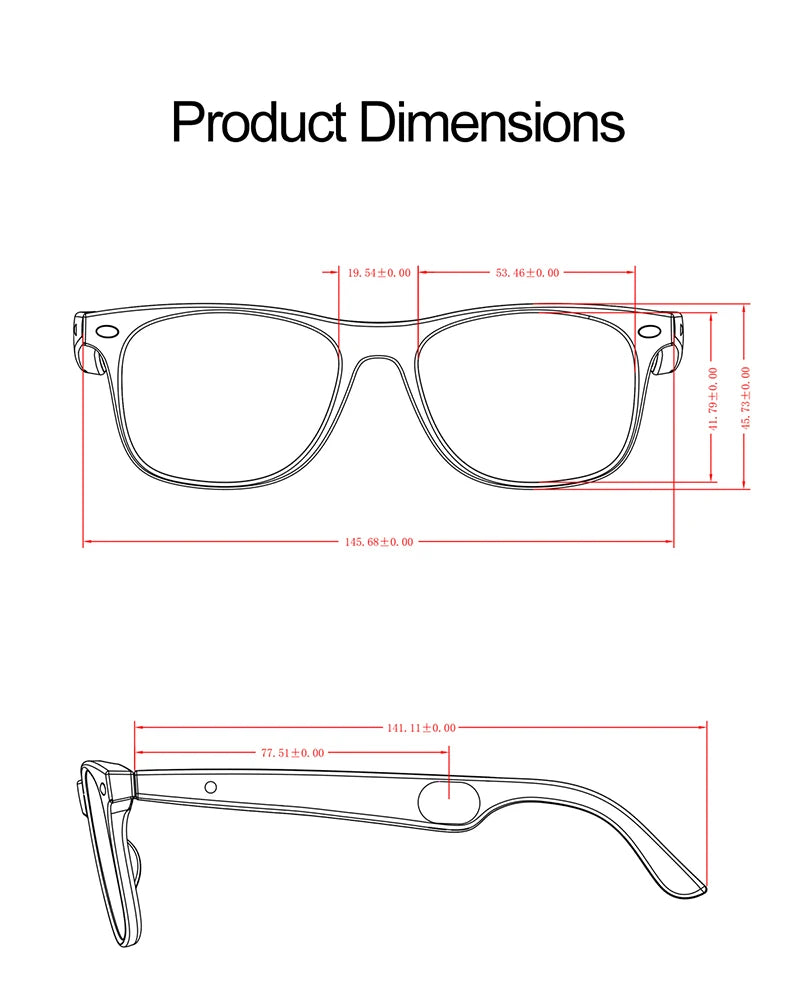 AI Smart Glasses – Real-Time Translation & Smart Wearable Tech for Men & Women