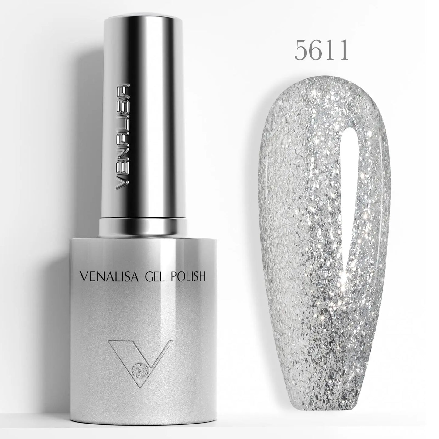 VENALISA 10ml Cat Eye Gel Nail Polish Ultra Sparkle Glitter Gel HEMA FREE TPO FREE Semi Permanent UV LED Soak Off Nail Manicure