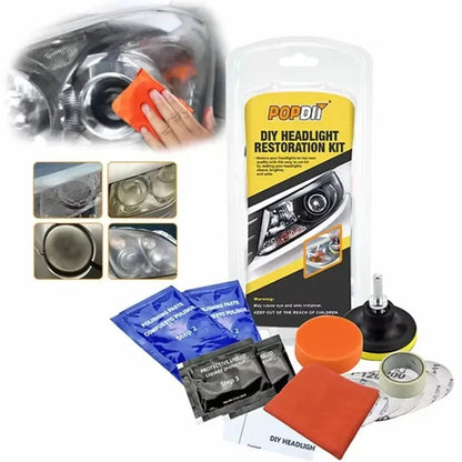 Car Headlight Restoration Kit