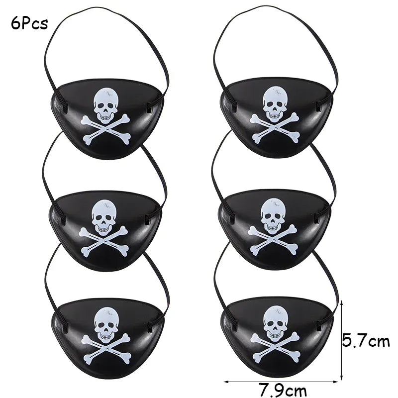 Pirate Party Decoration Kit – Hat, Pistol, Eye Patch & Costume Accessories Set