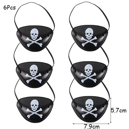Pirate Party Decoration Kit – Hat, Pistol, Eye Patch & Costume Accessories Set