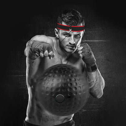 MMA Boxing Speed Ball Head-Mounted Pu Training Hand Eye Reaction Home Sandbag Fitness Equipment Gym Muay Thai Fighting Pressure