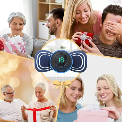 Intelligent Mini Electric Neck Massager Charging Portable Shoulder and Neck Neck Massage Patch with Multiple Adjustable Levels
