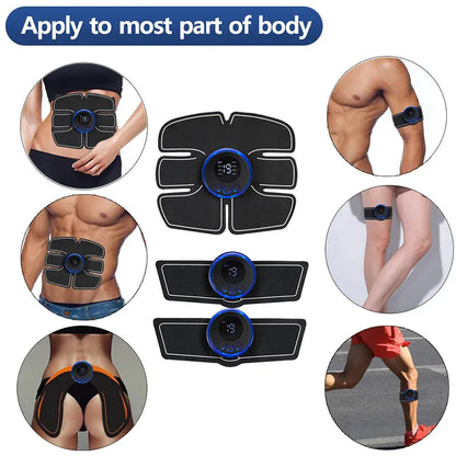 EMS Muscle Stimulator – Electric Massage Trainer for Abs, Arms, Legs & Back