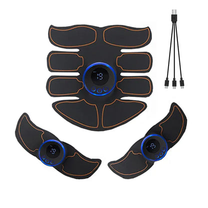 EMS Muscle Stimulator – Electric Massage Trainer for Abs, Arms, Legs & Back