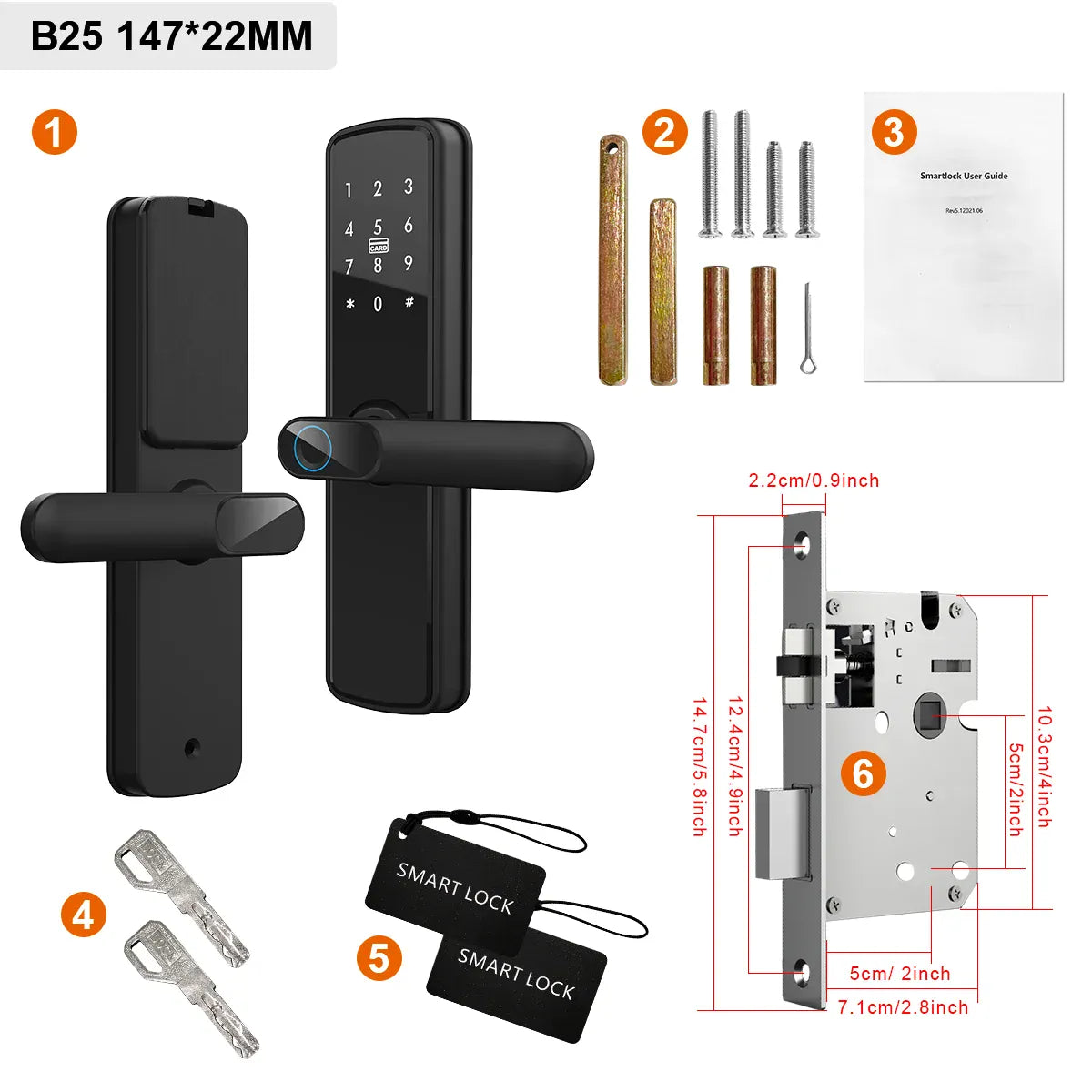 TUYA Fingerprint Door Lock WIFI Keyless Smart  Electronic Lock NFC Keypad APP Password KEY Reversible Handle For Home office TUYA Fingerprint Door Lock WIFI Keyless Smart  Electronic Lock NFC Keypad APP Password KEY Reversible Handle For Home office
