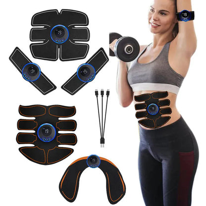 EMS Muscle Stimulator – Electric Massage Trainer for Abs, Arms, Legs & Back