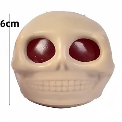 Skull Squeeze Stress Ball – Spooky Sensory Fidget Toy for Kids & Adults