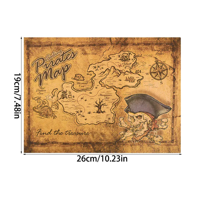 Pirate Party Decoration Kit – Hat, Pistol, Eye Patch & Costume Accessories Set