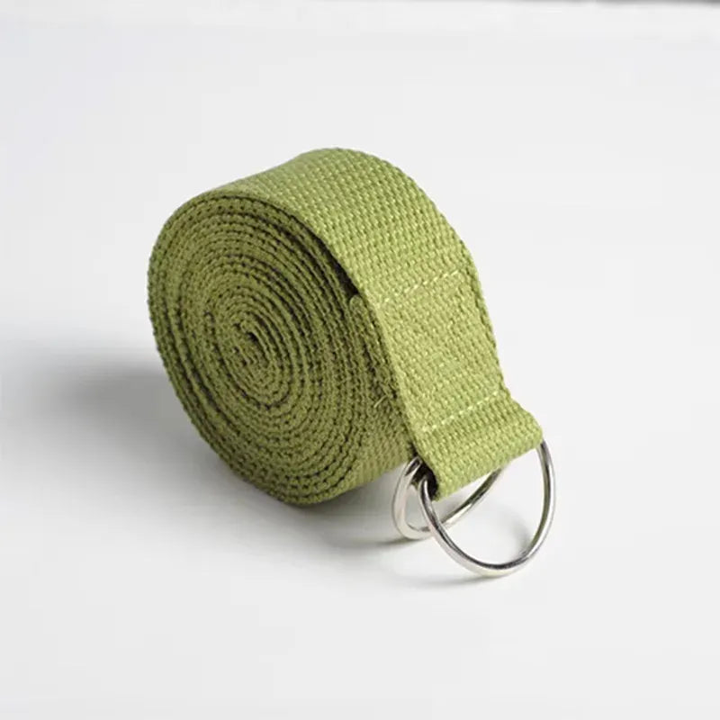 Yoga Strap – Adjustable D-Ring Stretching Belt for Yoga, Pilates & Flexibility Training