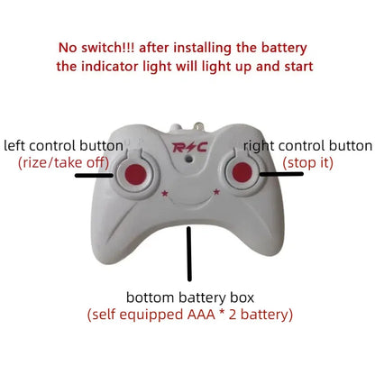 Mini RC Drone – Rechargeable Remote Control Helicopter with Safe Fall-Resistant Design