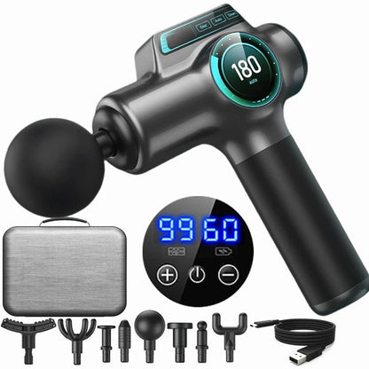 Professional Muscle Massage Gun – 99-Speed Deep Tissue Percussion Massager