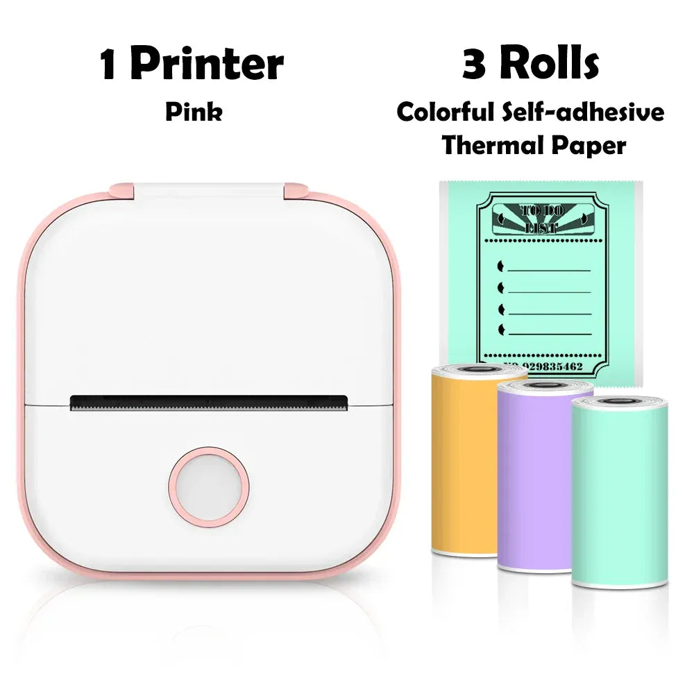 Phomemo T02 Mini Thermal Sticker Printer – Wireless, Inkless & Portable | iOS & Android