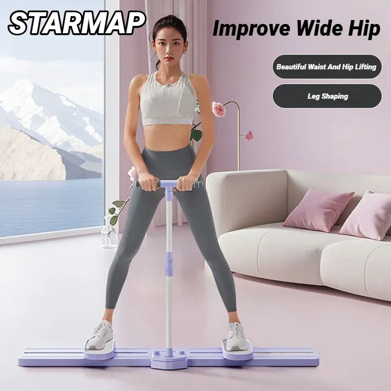 Unisex Leg Fitness Equipment For Thigh Exercises, Foldable Ski Machine Suitable For Various Scenarios.