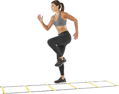 6M 12 Rung Speed Agility Ladder Training Set Field Cones Resistance Parachute Footwork Sport Soccer Football Training Equiment