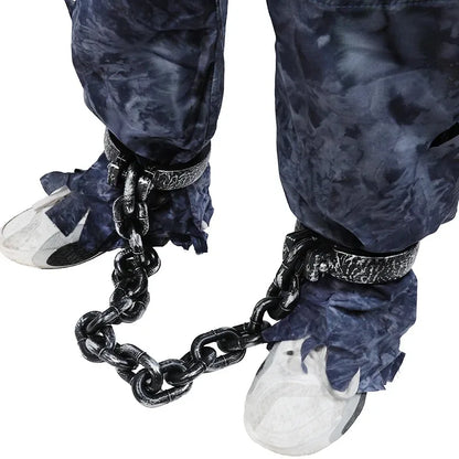 Halloween Costume Chain & Cuff Prop Set – Plastic Prisoner & Zombie Accessories