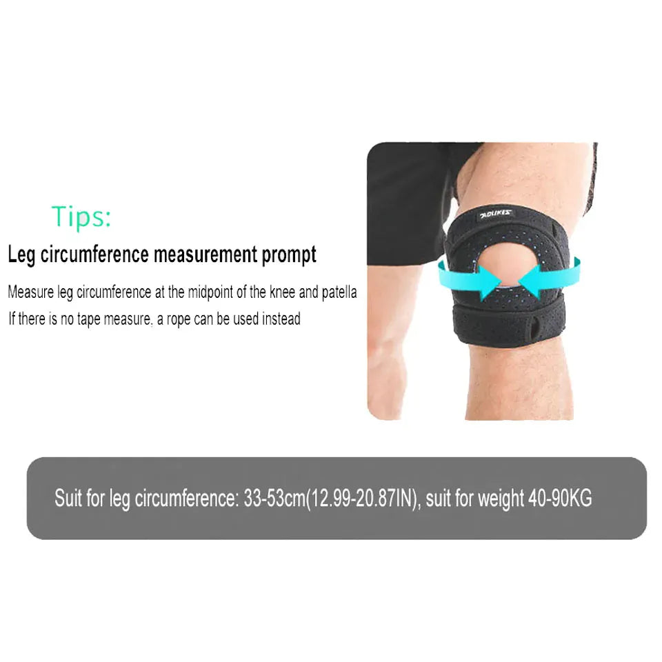 AOLIKES 1PCS Patella Knee Brace Patellar Tendon Support Strap with Gel Pad - Knee Pain,Arthritis,Tendonitis,Knee Stabilizer