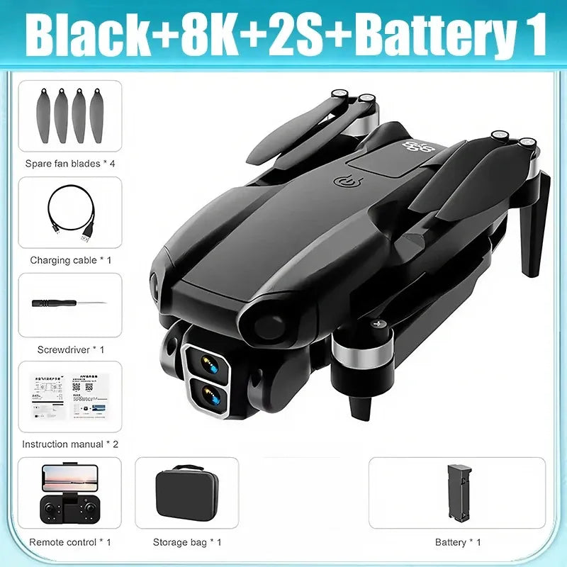 A888 Pro Drone – 4K/6K/8K Camera, Brushless Motor & Obstacle Avoidance | Wahooly A888 Pro Drone – 4K/6K/8K HD Camera, Brushless Motor & 3-Sided Obstacle Avoidance