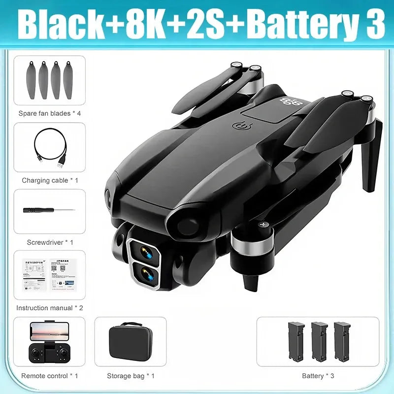A888 Pro Drone – 4K/6K/8K Camera, Brushless Motor & Obstacle Avoidance | Wahooly A888 Pro Drone – 4K/6K/8K HD Camera, Brushless Motor & 3-Sided Obstacle Avoidance