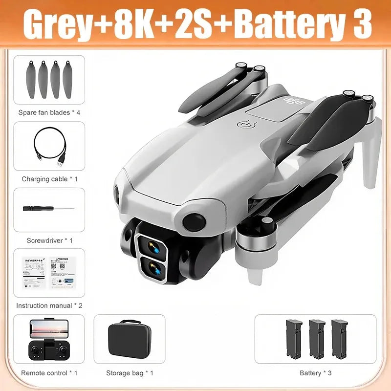 A888 Pro Drone – 4K/6K/8K Camera, Brushless Motor & Obstacle Avoidance | Wahooly A888 Pro Drone – 4K/6K/8K HD Camera, Brushless Motor & 3-Sided Obstacle Avoidance