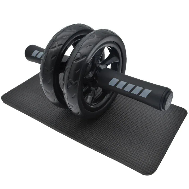 Ab Roller Trainer with Adjustable Latex Resistance Rope Ab Roller Trainer with Adjustable Latex Resistance Rope