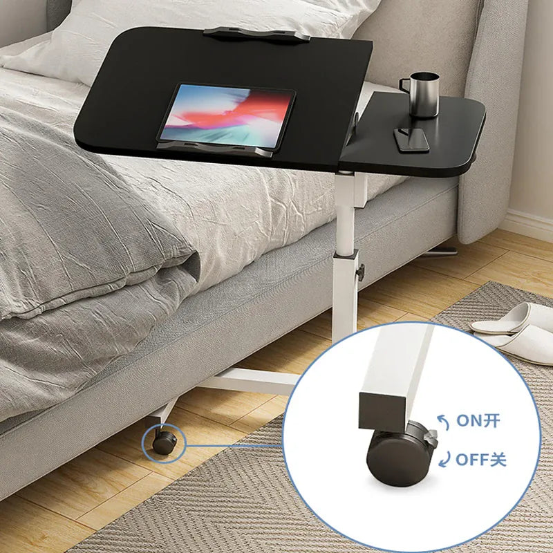 Adjustable Folding Laptop Desk Height 60–95cm | Wahooly Adjustable Laptop Desk — Foldable, Height-Adjustable Bedside & Home Office Table