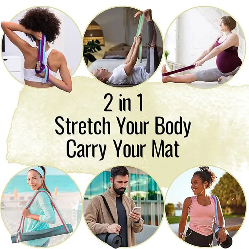 Adjustable Non-Slip Yoga Mat Carrying Strap | Shoulder Sling for Yoga, Pilates & Fitness – 5 Colors Adjustable Non-Slip Yoga Mat Carrying Strap – Durable Shoulder Sling for Yoga, Pilates, Fitness & Home Training | 5 Colors