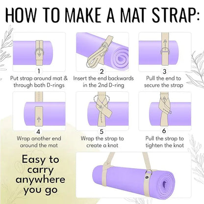 Adjustable Non-Slip Yoga Mat Carrying Strap | Shoulder Sling for Yoga, Pilates & Fitness – 5 Colors Adjustable Non-Slip Yoga Mat Carrying Strap – Durable Shoulder Sling for Yoga, Pilates, Fitness & Home Training | 5 Colors