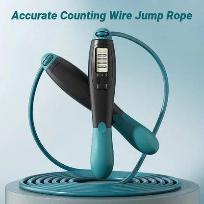 Adjustable Steel Jump Rope with Counter Adjustable Steel Jump Rope with Counter