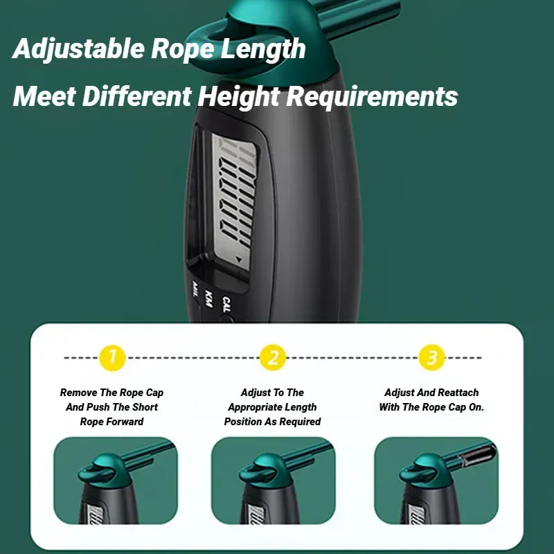 Adjustable Steel Jump Rope with Counter Adjustable Steel Jump Rope with Counter