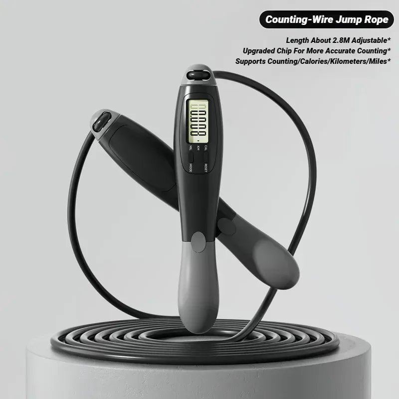 Adjustable Steel Jump Rope with Counter Adjustable Steel Jump Rope with Counter