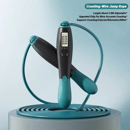 Adjustable Steel Jump Rope with Counter Adjustable Steel Jump Rope with Counter