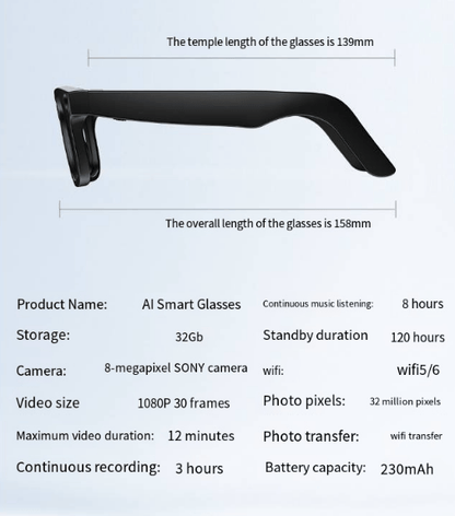 AI Camera Smart Glasses AI Camera Smart Glasses