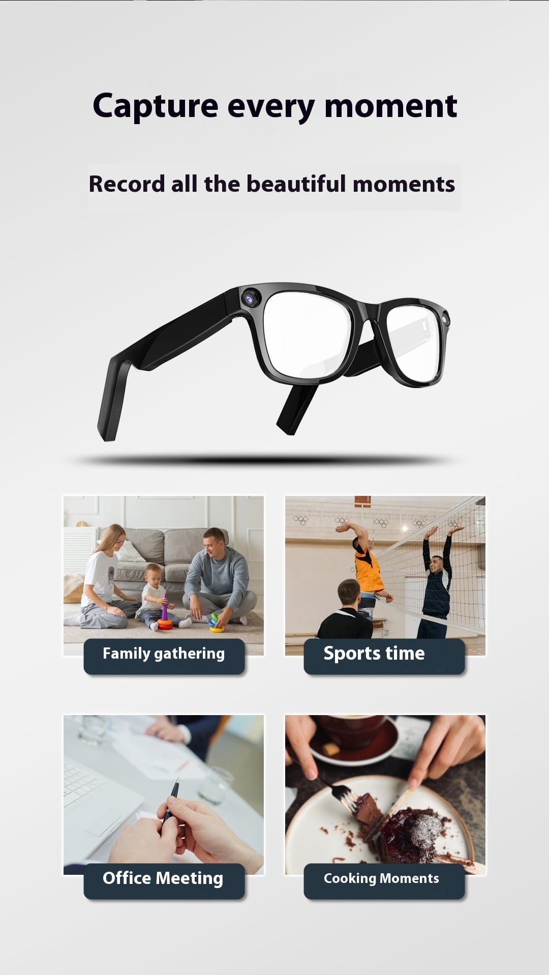 AI Camera Smart Glasses AI Camera Smart Glasses