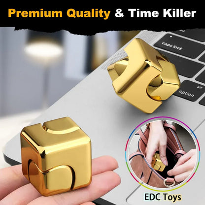 Alloy Cube Spinner Fingertip Gyroscope Fidget Anti Stress Toys Adult Office Home Travel Portable Stress Relief Toys Xmas Gifts Alloy Cube Spinner Fingertip Gyroscope Fidget Anti Stress Toys Adult Office Home Travel Portable Stress Relief Toys Xmas Gifts
