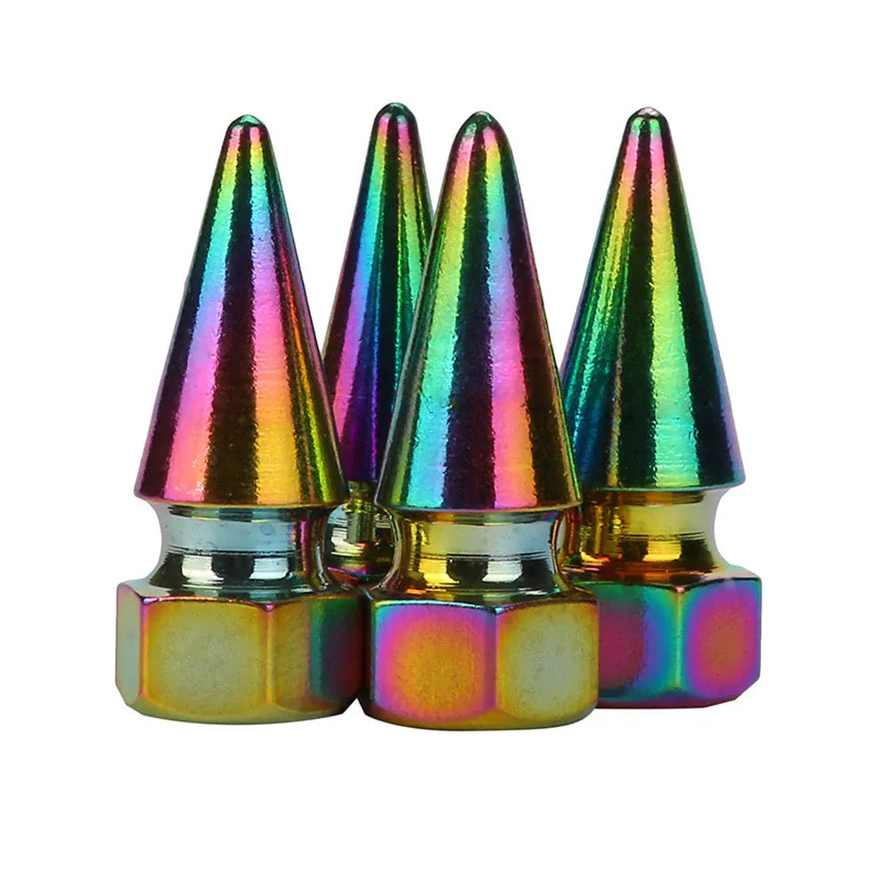 Aluminum Tire Valve Stem Caps 4-Pack – Universal Fit for Car, Motorcycle & Bike | Wahooly Aluminum Tire Valve Stem Caps – 4-Pack Universal Dust Covers for Car, Motorcycle & Bike (12 Colors)