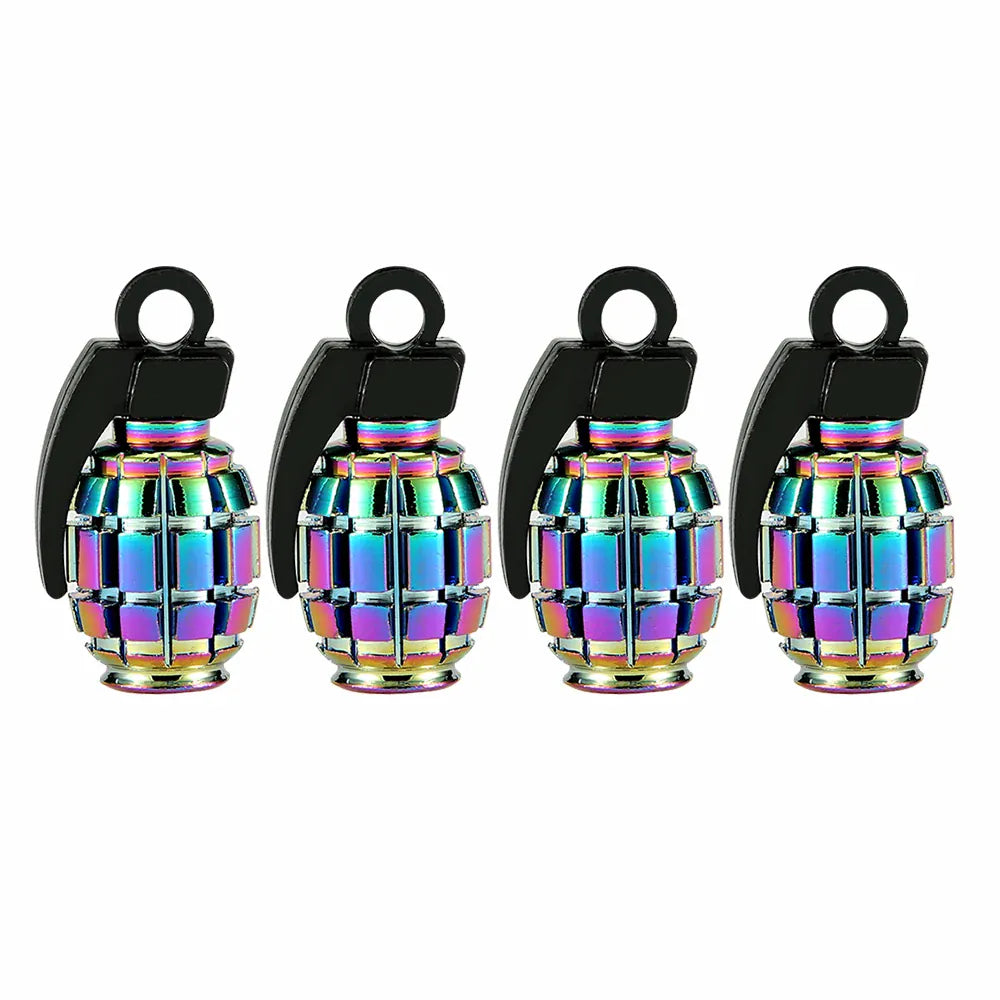 Aluminum Tire Valve Stem Caps 4-Pack – Universal Fit for Car, Motorcycle & Bike | Wahooly Aluminum Tire Valve Stem Caps – 4-Pack Universal Dust Covers for Car, Motorcycle & Bike (12 Colors)